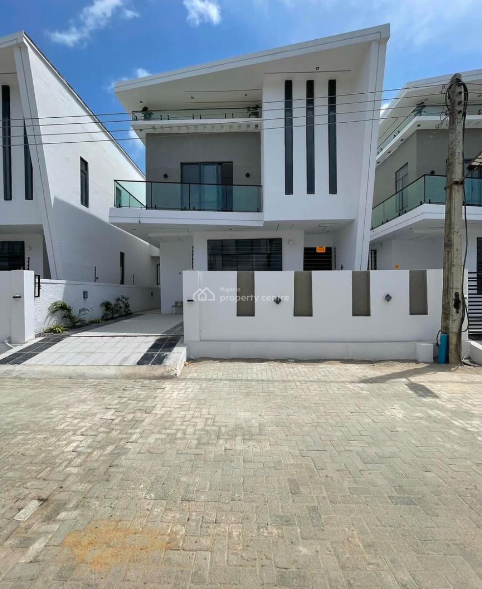 Minimalistic 4 Bedroom Detached Duplex with Bq & Swimming Pool, Ajah, Lagos, Detached Duplex for Sale