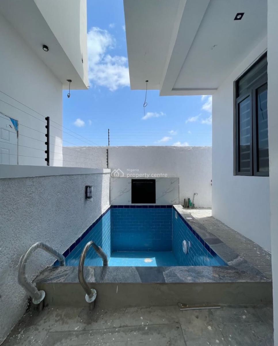 Minimalistic 4 Bedroom Detached Duplex with Bq & Swimming Pool, Ajah, Lagos, Detached Duplex for Sale