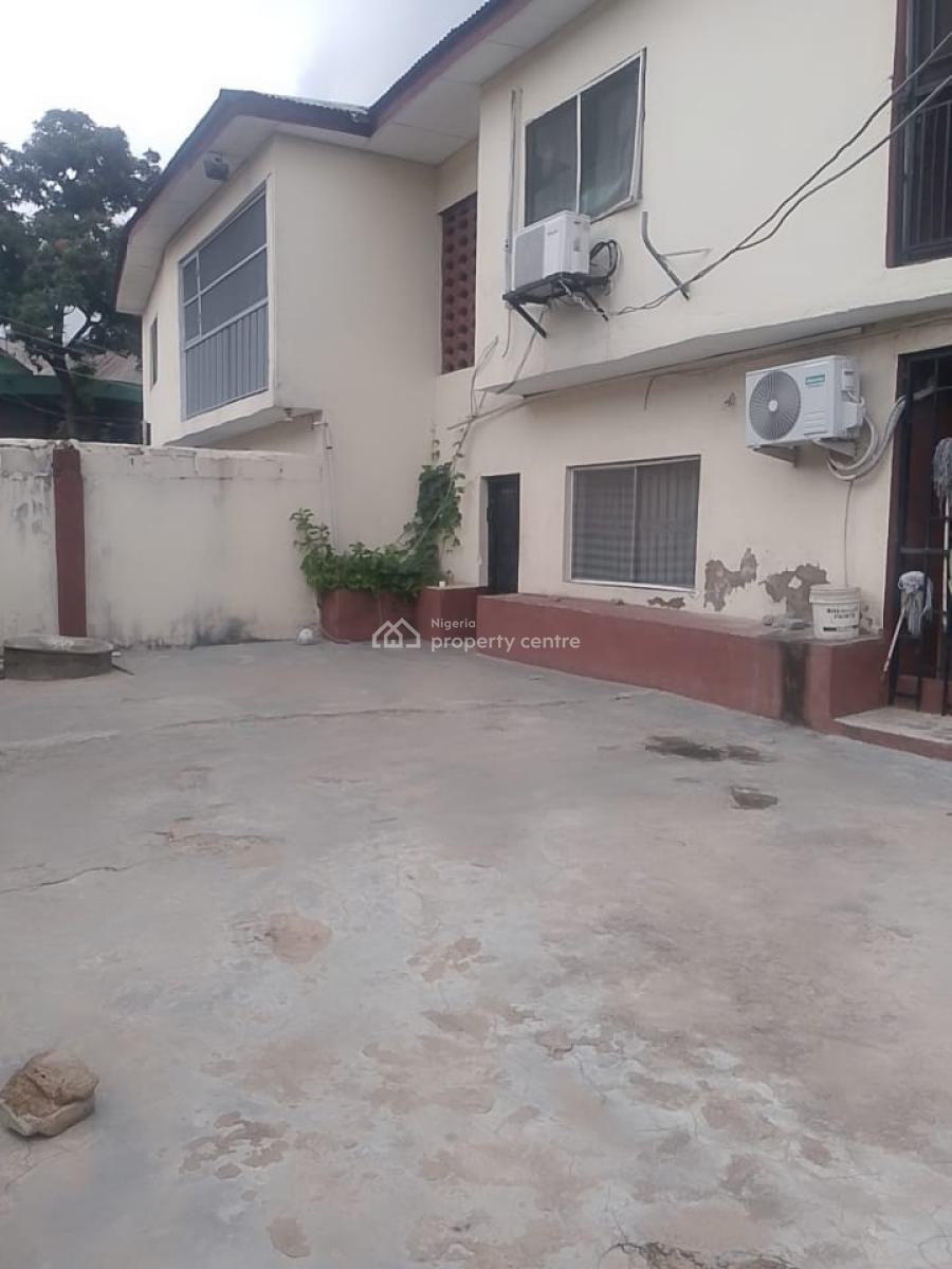 Duplex Comprising of a Semi Detached & Blk of Flats, Off Babs Animashaun, Aguda, Surulere, Lagos, Detached Duplex for Sale