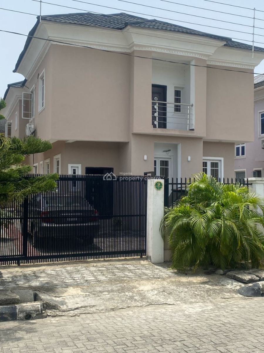 4 Bedrooms Fully Detached House with Bq, Inside an Estate, Sangotedo, Ajah, Lagos, Detached Duplex for Sale