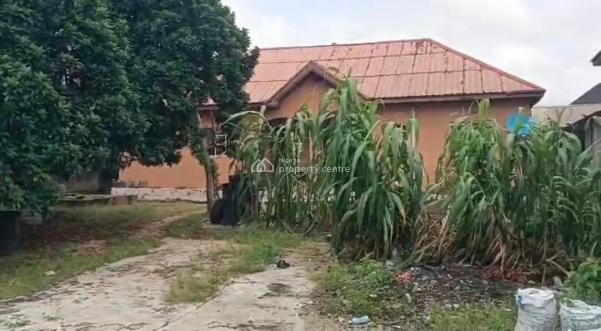 Strategically Located 4 Bedroom Bungalow with 3 Shops on a Full Plot, Majek Opposite Fara Park Estate, Sangotedo, Ajah, Lagos, Detached Bungalow for Sale