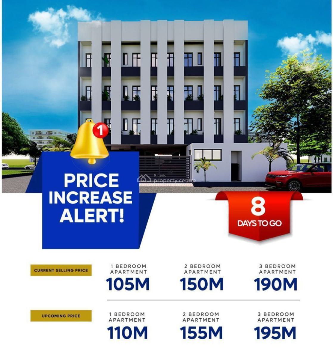 Luxury 2 Bedroom Apartments, Ilasan, Ikate, Lekki, Lagos, Block of Flats for Sale