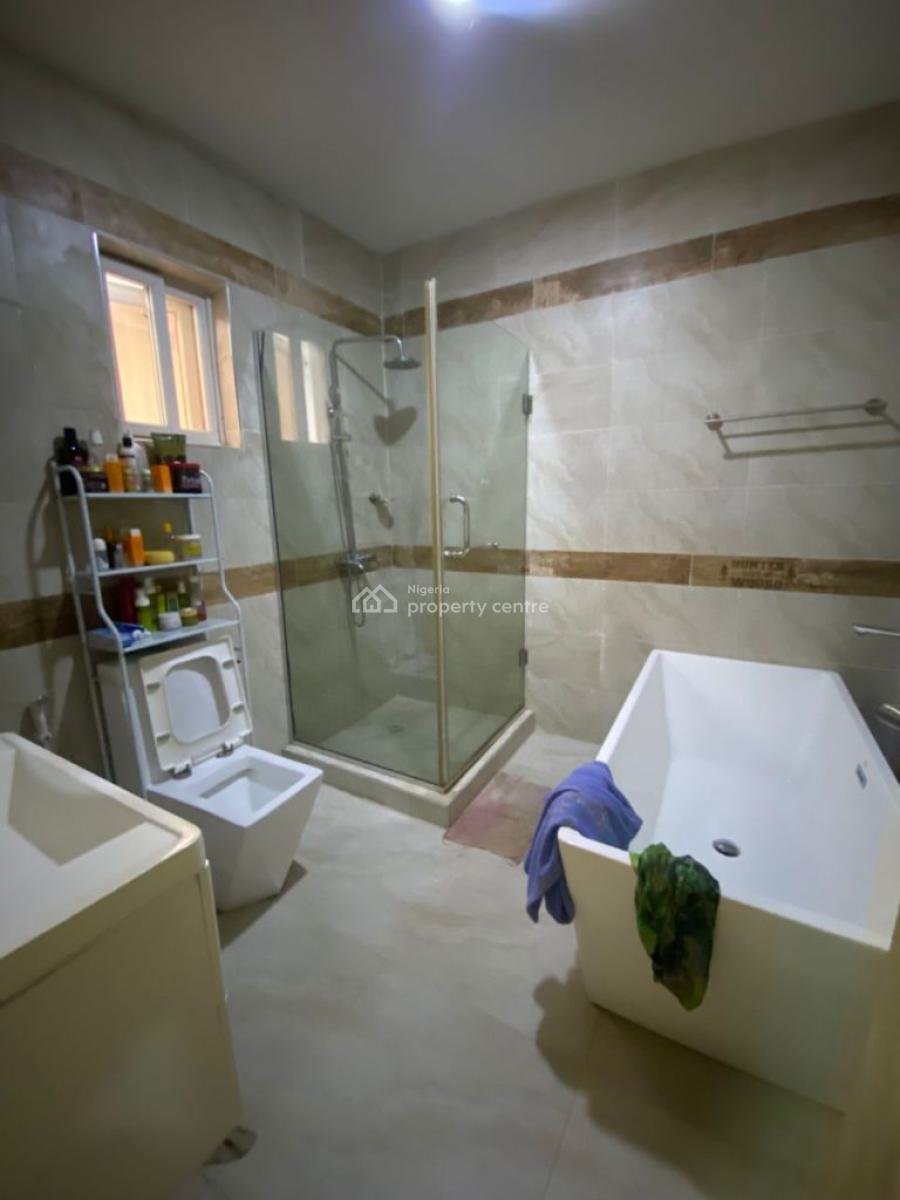 Fully Furnished 4-bedroom Semi Detached with Bq, Pool, Gym, Osapa, Lekki, Lagos, Semi-detached Duplex for Rent