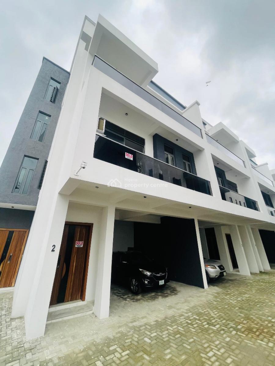 Beautifully Crafted 4 Bedroom Terrace Duplex + Bq in an Estate, Ologolo, Lekki, Lagos, Terraced Duplex for Sale