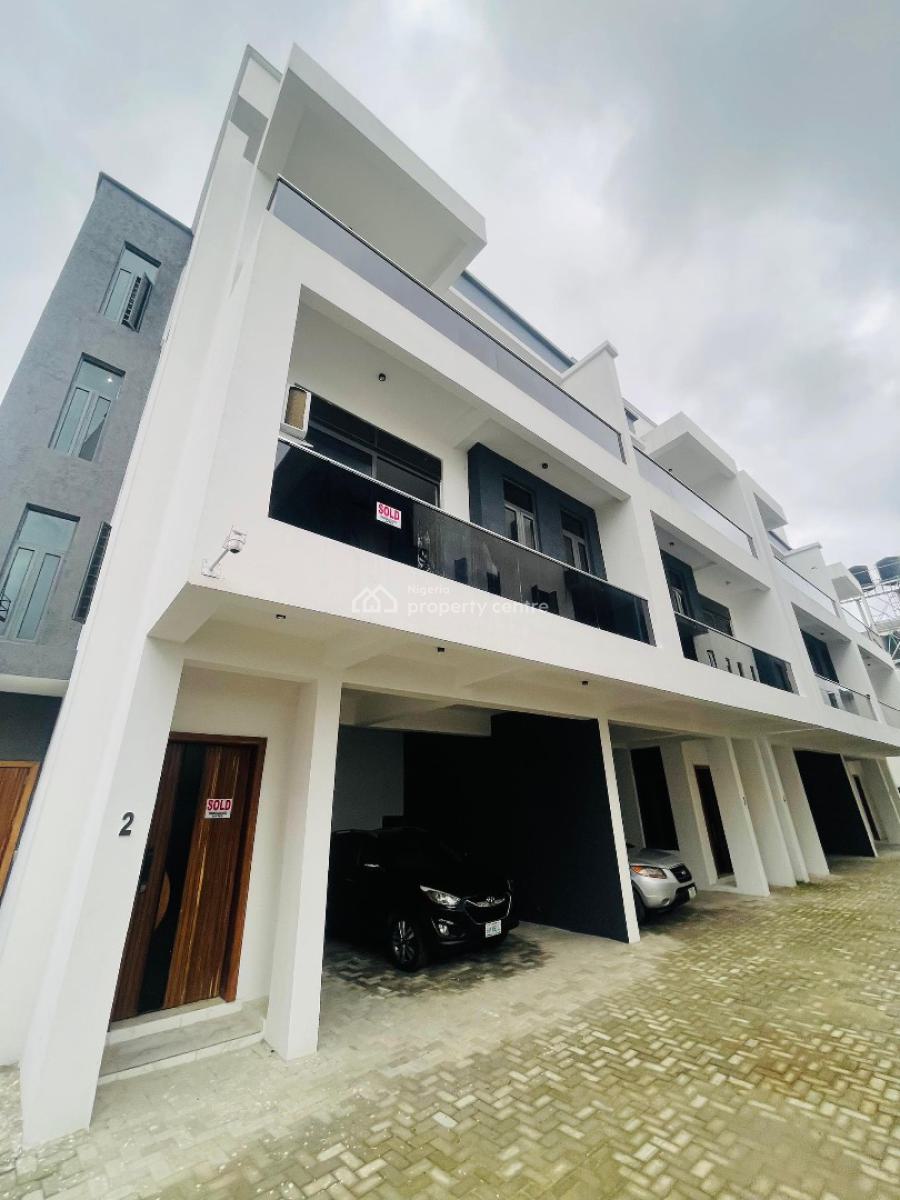 Beautifully Crafted 4 Bedroom Terrace Duplex + Bq in an Estate, Ologolo, Lekki, Lagos, Terraced Duplex for Sale