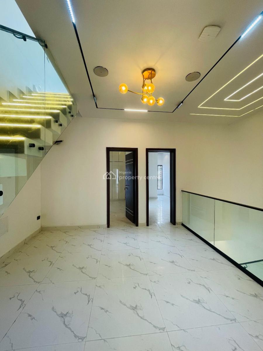 Captivating 4 Bedroom Terrace Duplex + Bq + Pool in a Secured Estate, Osapa London, Lekki, Lagos, Terraced Duplex for Sale