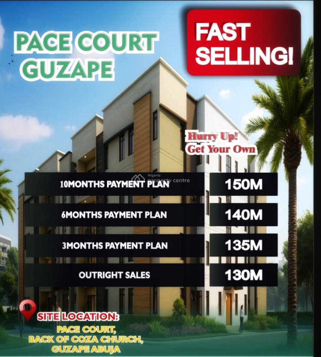 Luxury 3 Bedroom Apartment with Bq, Back of Coza Church., Guzape District, Abuja, Flat / Apartment for Sale