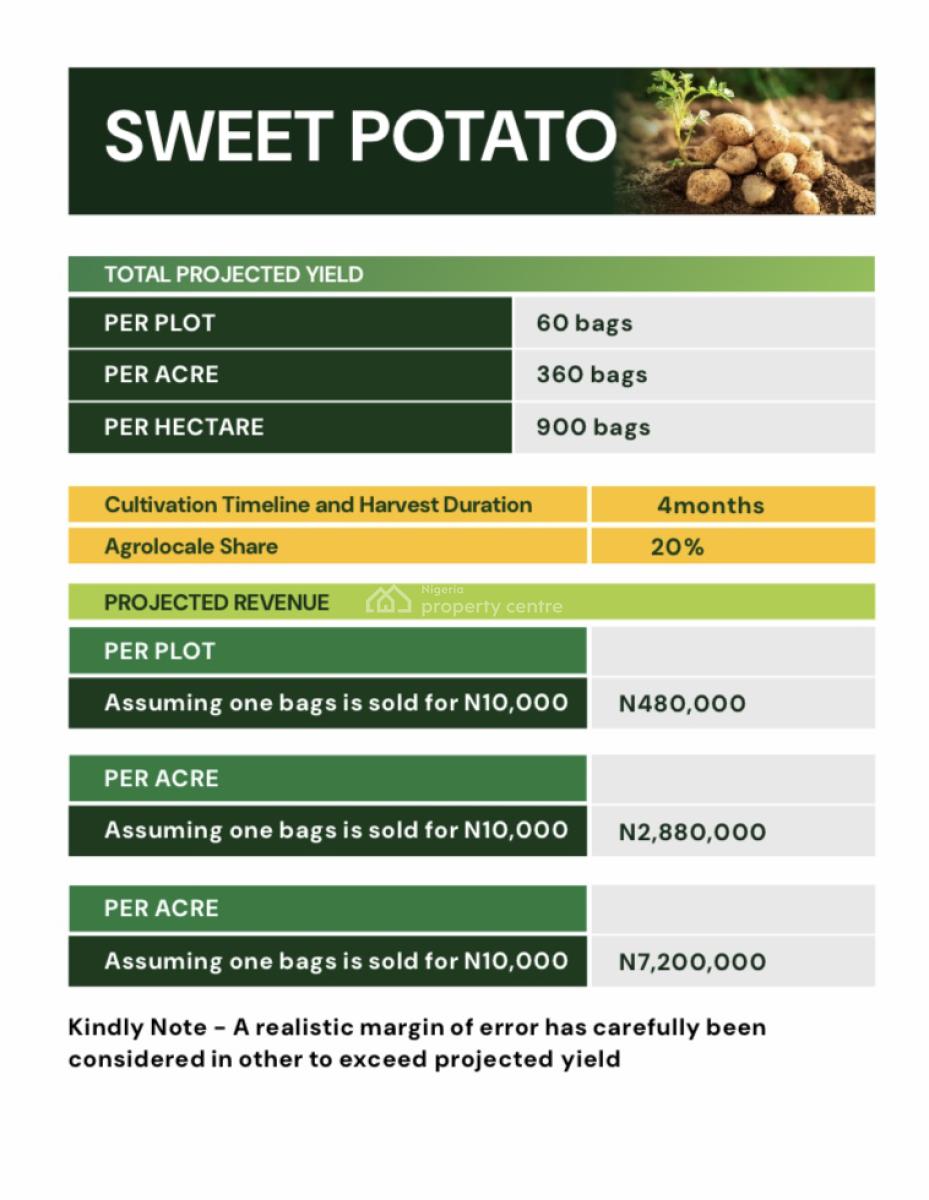 a Sustainable Pathway to Land Ownership and Profitable Farming, Fast Moving Crops with The Assurance of Timely Harvest, Abeokuta North, Ogun, Commercial Land for Sale