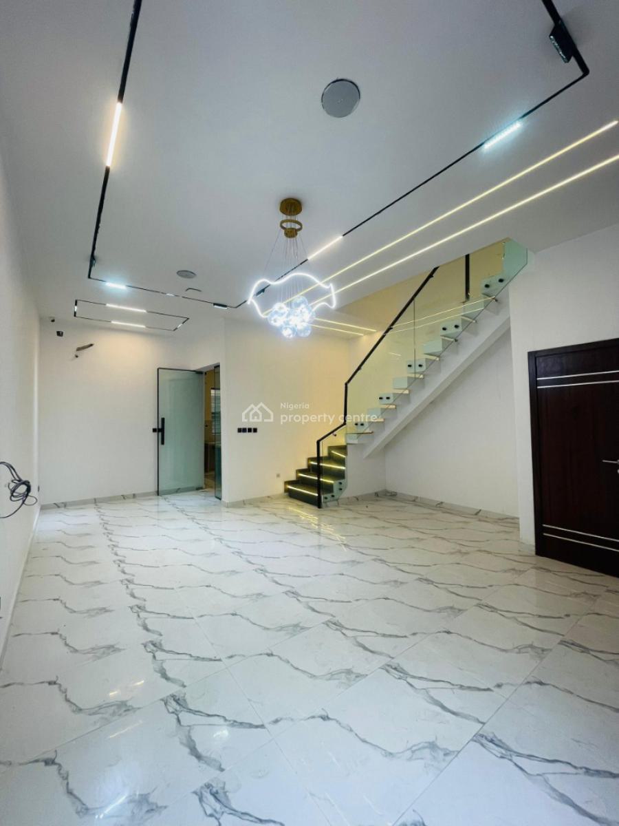 Captivating 4 Bedroom Terrace Duplex W/ Bq & Pool in a Secured Estate, Osapa, Lekki, Lagos, Terraced Duplex for Sale