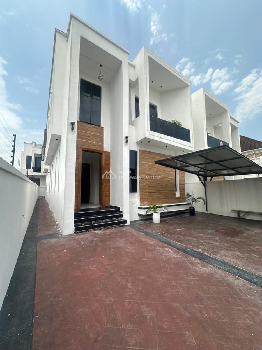 Fully Furnished 4 Bedroom Fully Detached Duplex with Bq, Chevron, Lekki, Lagos, Detached Duplex for Sale