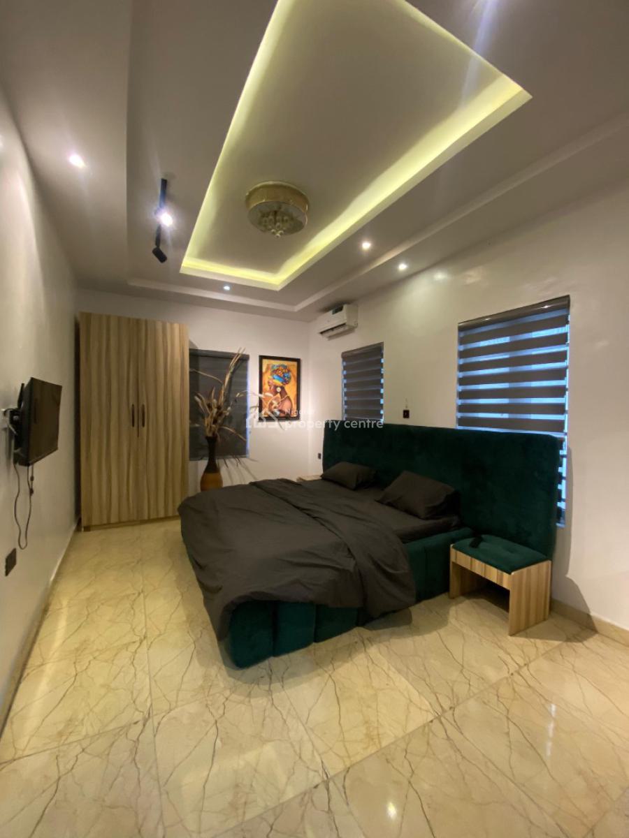 Fully Furnished 4 Bedroom Semi Detached Duplex with Bq and Generator, Osapa, Lekki, Lagos, Semi-detached Duplex for Rent