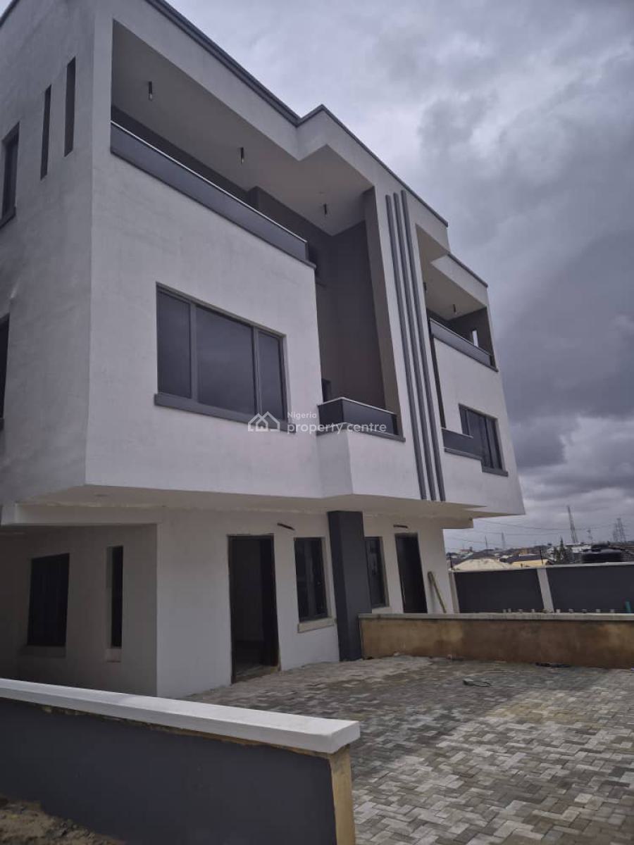 Contemporary 5 Bedroom Duplex with Bq, Ramat Crescent, Gra, Ogudu, Lagos, Semi-detached Duplex for Sale