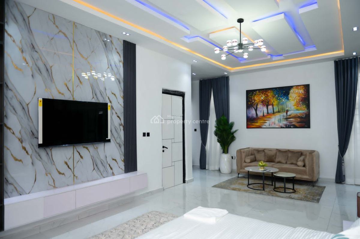 Our Luxury 5 Bedroom (self Compound )duplex with Pool and Cinema, Ikate, Lekki, Lagos, Flat / Apartment Short Let