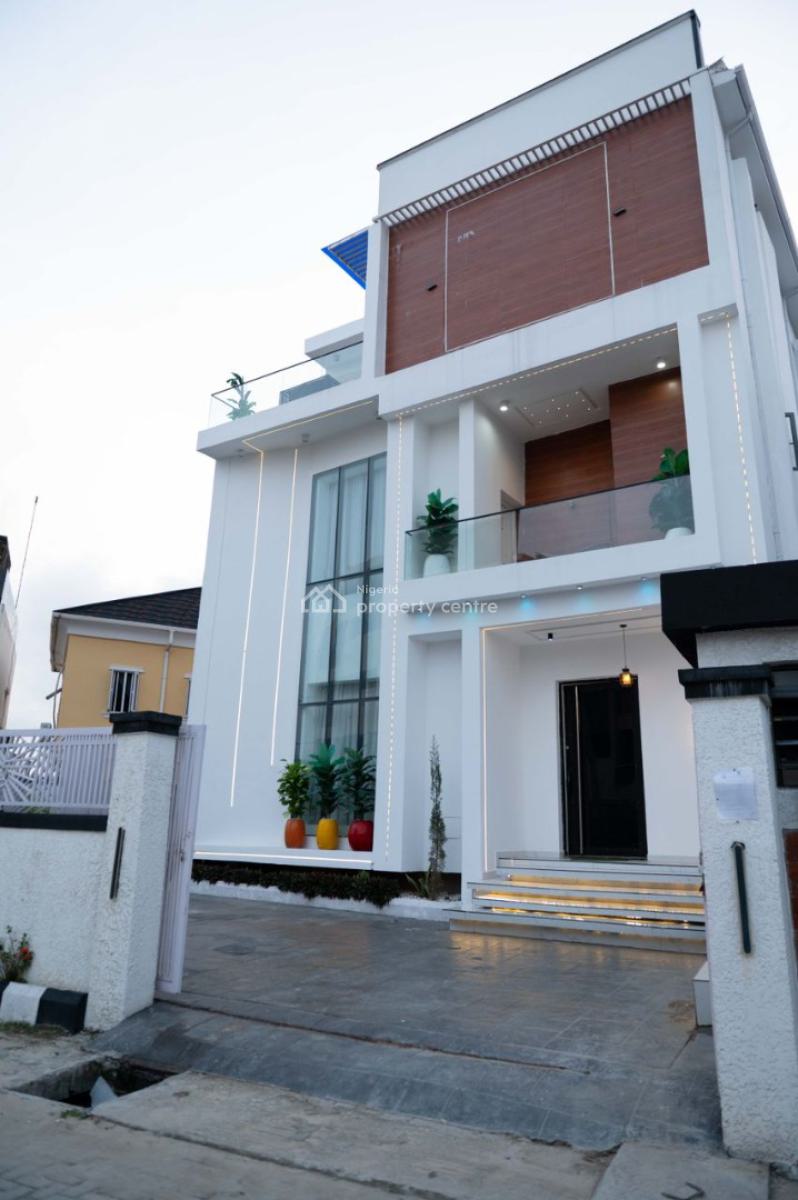Our Luxury 5 Bedroom (self Compound )duplex with Pool and Cinema, Ikate, Lekki, Lagos, Flat / Apartment Short Let