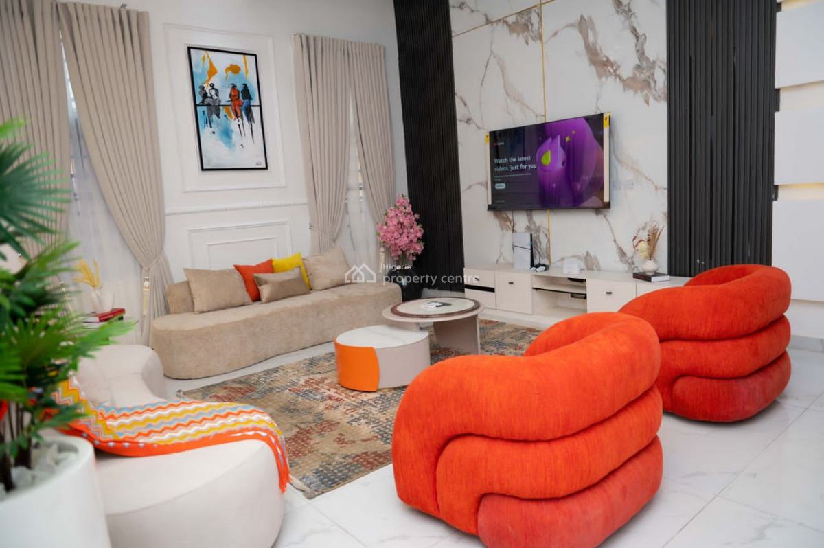 Luxury 5 Bedroom (self Compound )duplex with Pool and Cinema, Ikate, Lekki, Lagos, Flat / Apartment Short Let