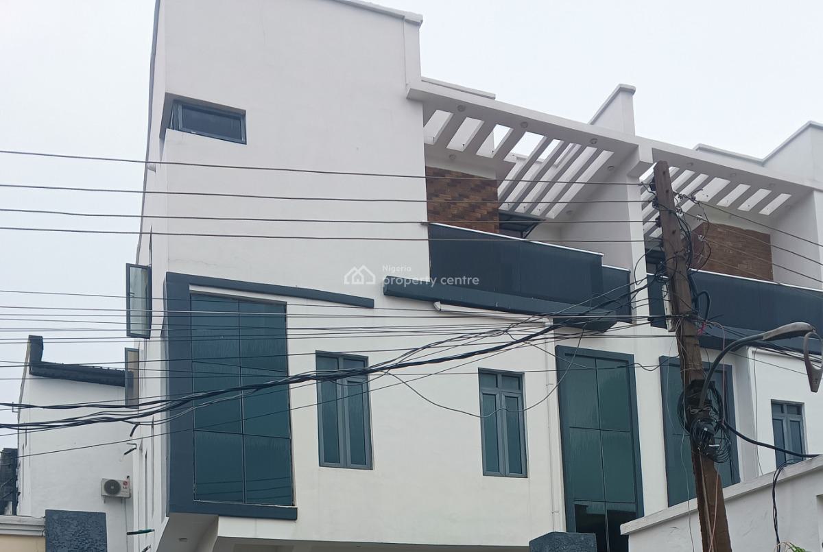 Fantastic 4-bedroom with Studio, Bq, Etc.videos Available, Atlantic View Estate, Alpha Beach Road, New-road Bustop, Igbo Efon, Lekki, Lagos, Semi-detached Duplex for Rent