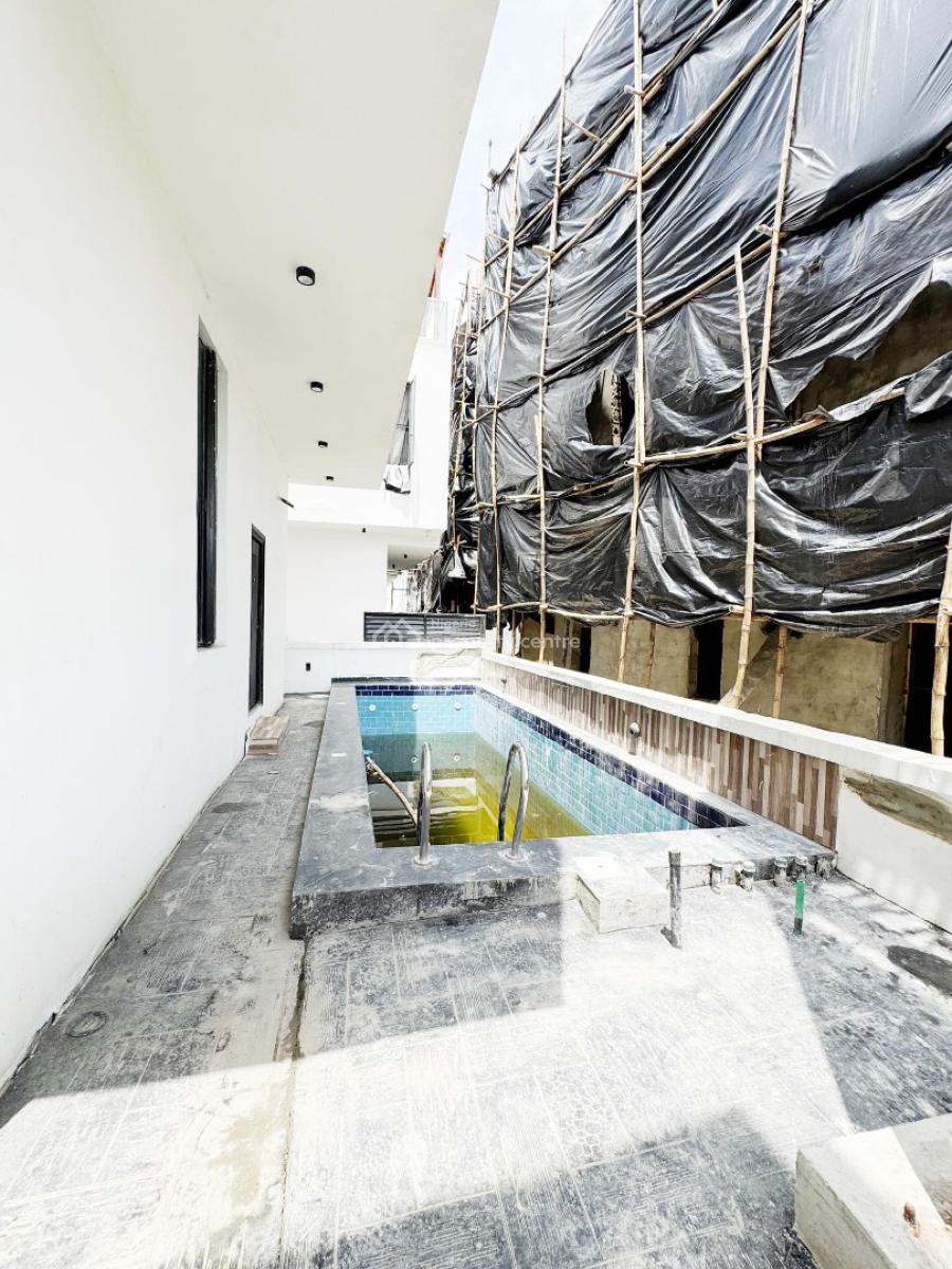 Stunning 5 Bedroom Detached Duplex with Swimming Pool and Bq, Chevron, Lekki, Lagos, Detached Duplex for Sale