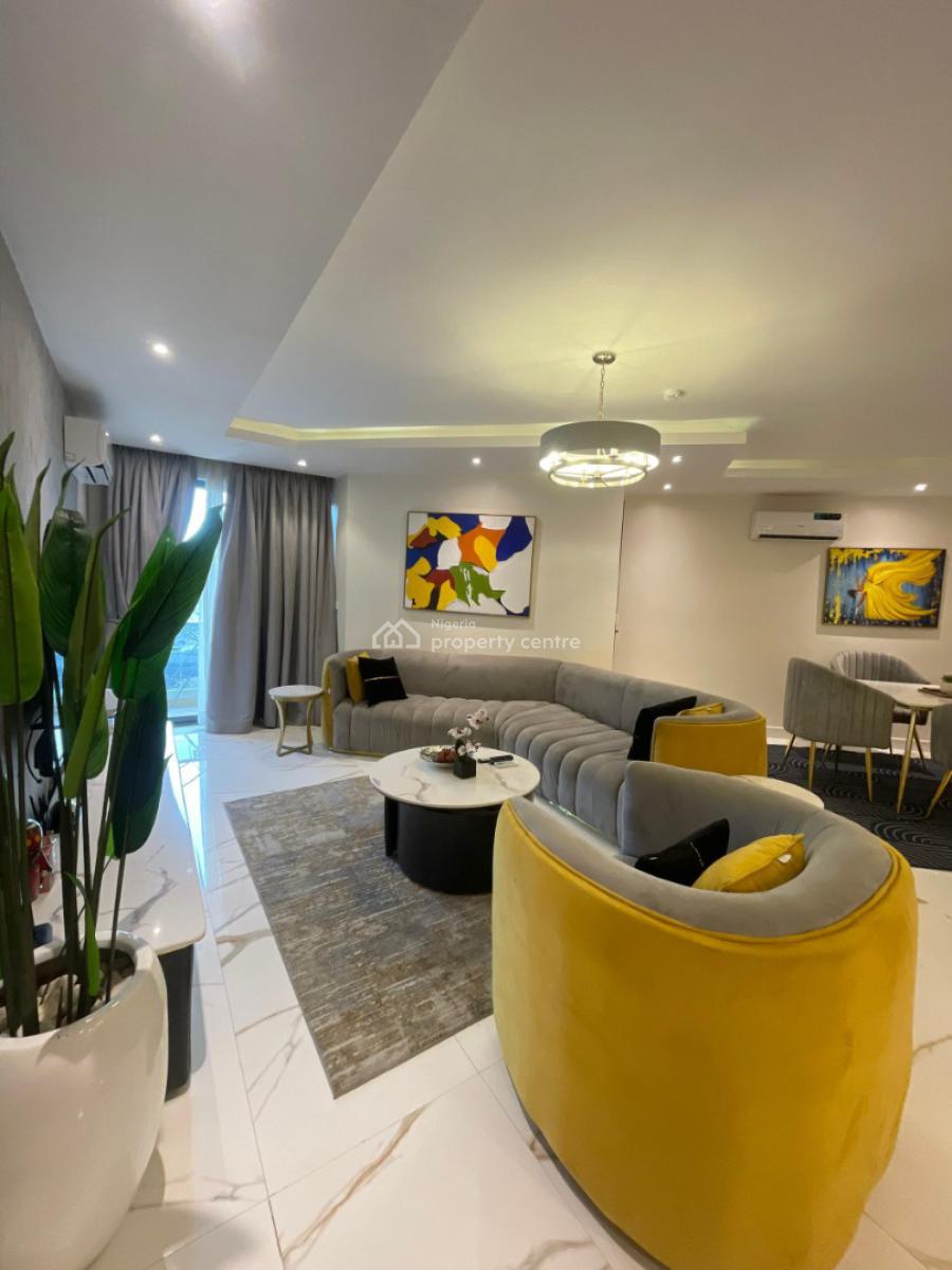 Tomi Unit 2 Yellow Luxury 2 Bedroom Automated Apartment, Periwinkle Lifestyle Estate, Lekki Phase 1, Lekki, Lagos, Flat / Apartment Short Let