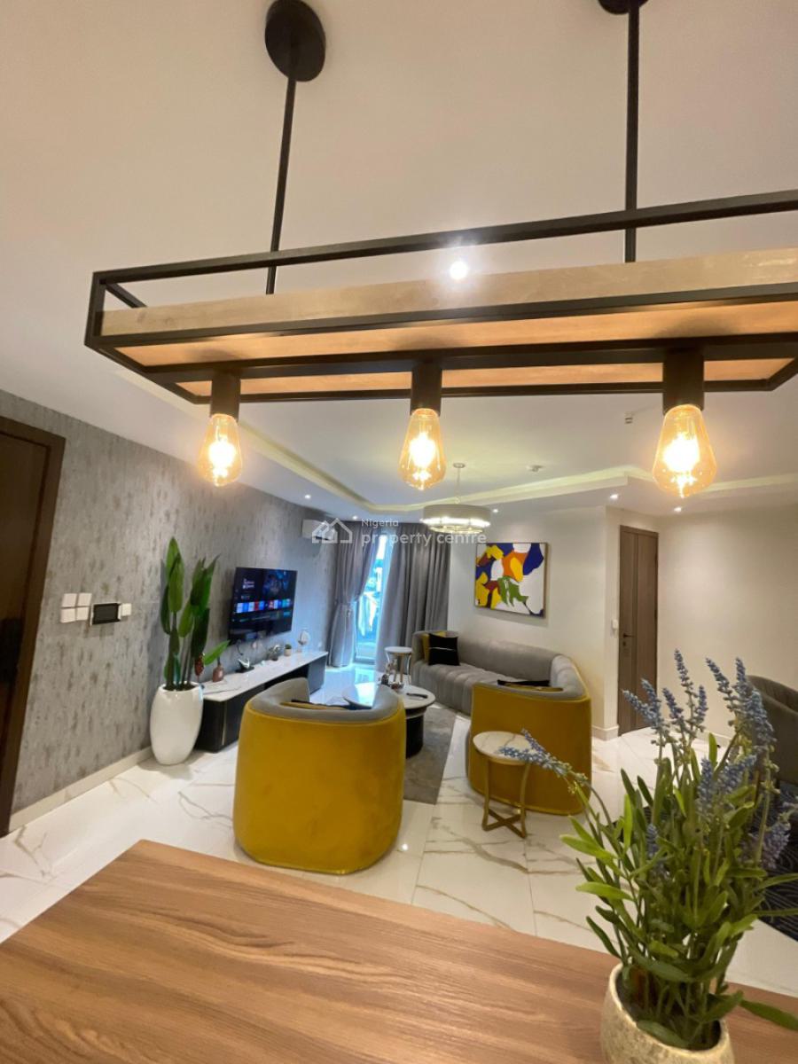 Tomi Unit 2 Yellow Luxury 2 Bedroom Automated Apartment, Periwinkle Lifestyle Estate, Lekki Phase 1, Lekki, Lagos, Flat / Apartment Short Let