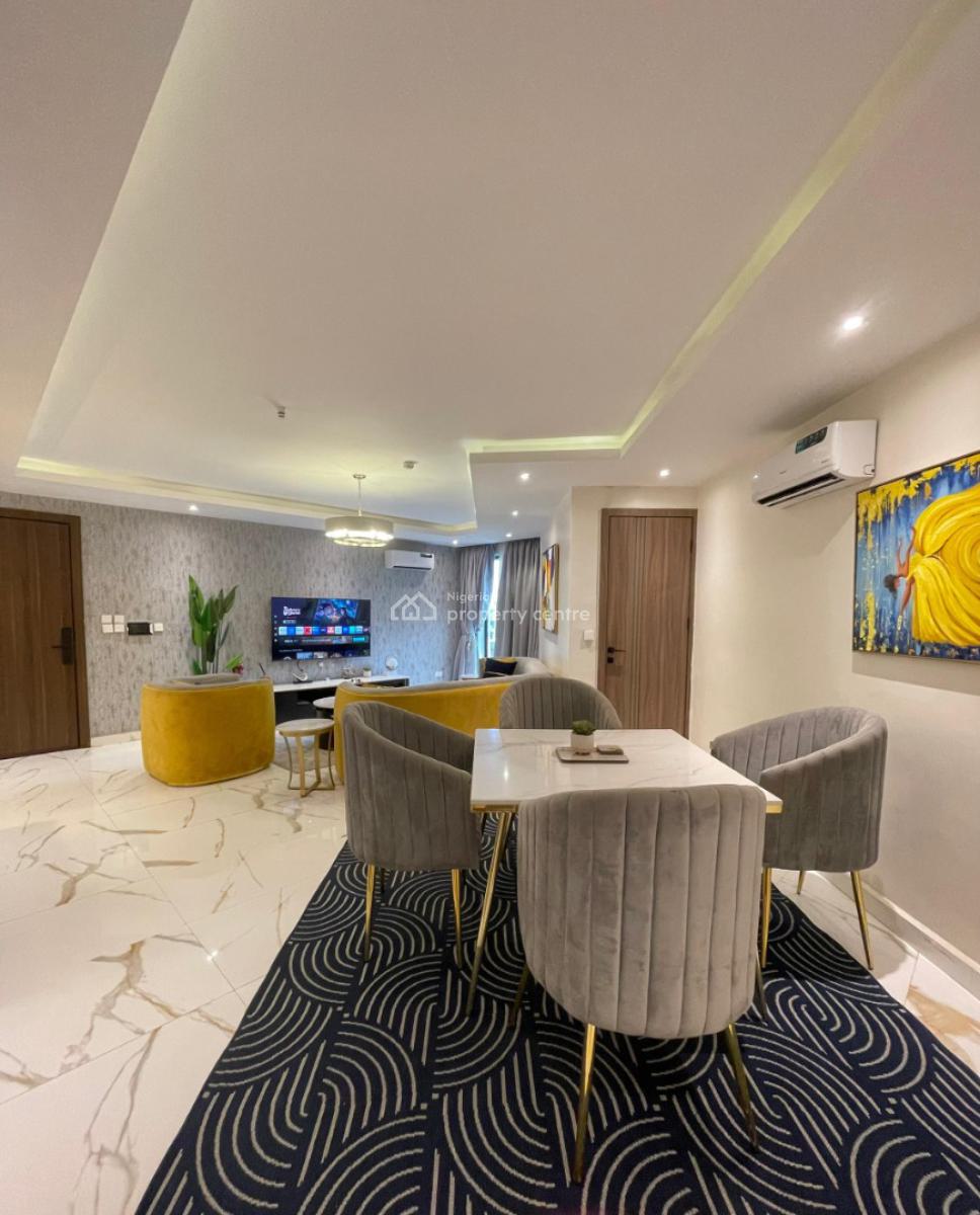 Tomi Unit 2 Yellow Luxury 2 Bedroom Automated Apartment, Periwinkle Lifestyle Estate, Lekki Phase 1, Lekki, Lagos, Flat / Apartment Short Let