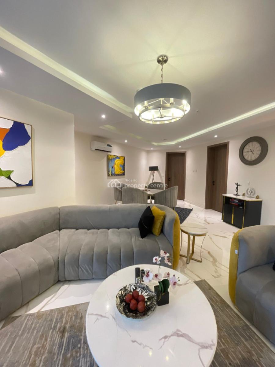 Tomi Unit 2 Yellow Luxury 2 Bedroom Automated Apartment, Periwinkle Lifestyle Estate, Lekki Phase 1, Lekki, Lagos, Flat / Apartment Short Let