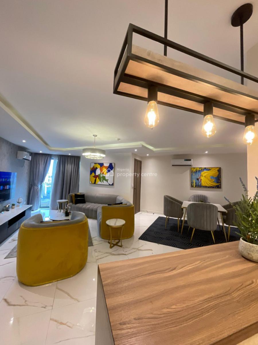 Tomi Unit 2 Yellow Luxury 2 Bedroom Automated Apartment, Periwinkle Lifestyle Estate, Lekki Phase 1, Lekki, Lagos, Flat / Apartment Short Let