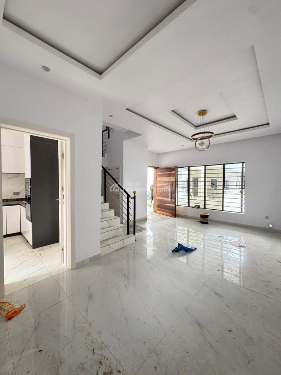 Luxury Fully Serviced 4 Bedroom Terrace Duplex with a Bq, Sangotedo, Ajah, Lagos, Terraced Duplex for Sale