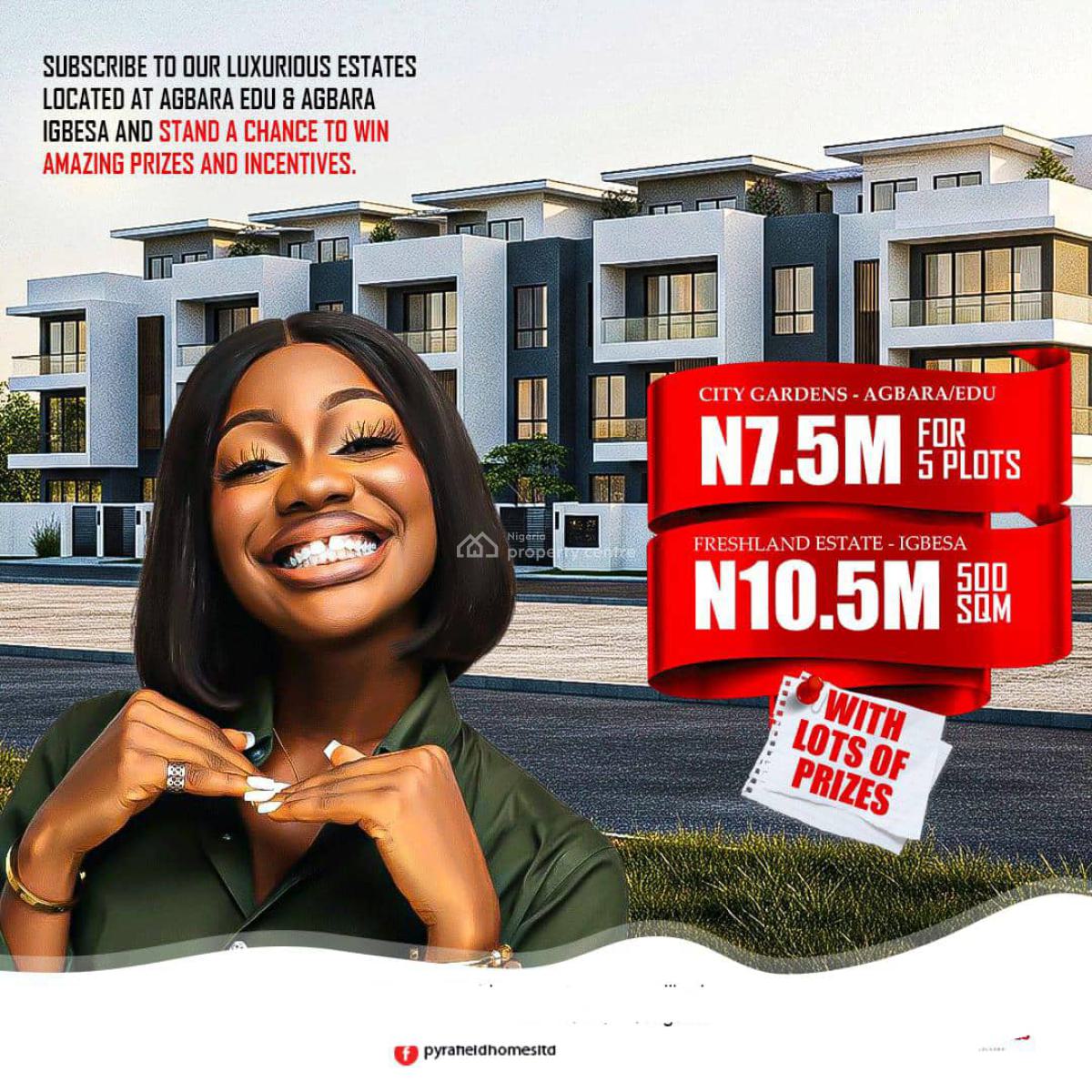 Buy and Build Land with C of O, Freshland Estate, Agbara-igbesa, Lagos, Mixed-use Land for Sale