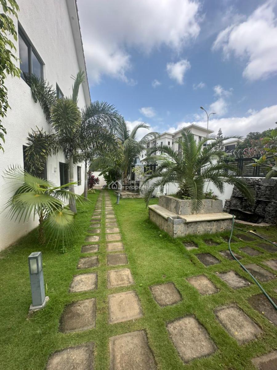 Luxurious 3 Bedroom Serviced Townhouse Duplex, Bq, Gazebo, Cctv, Greenery, Katampe Extension, Katampe, Abuja, Terraced Duplex for Rent