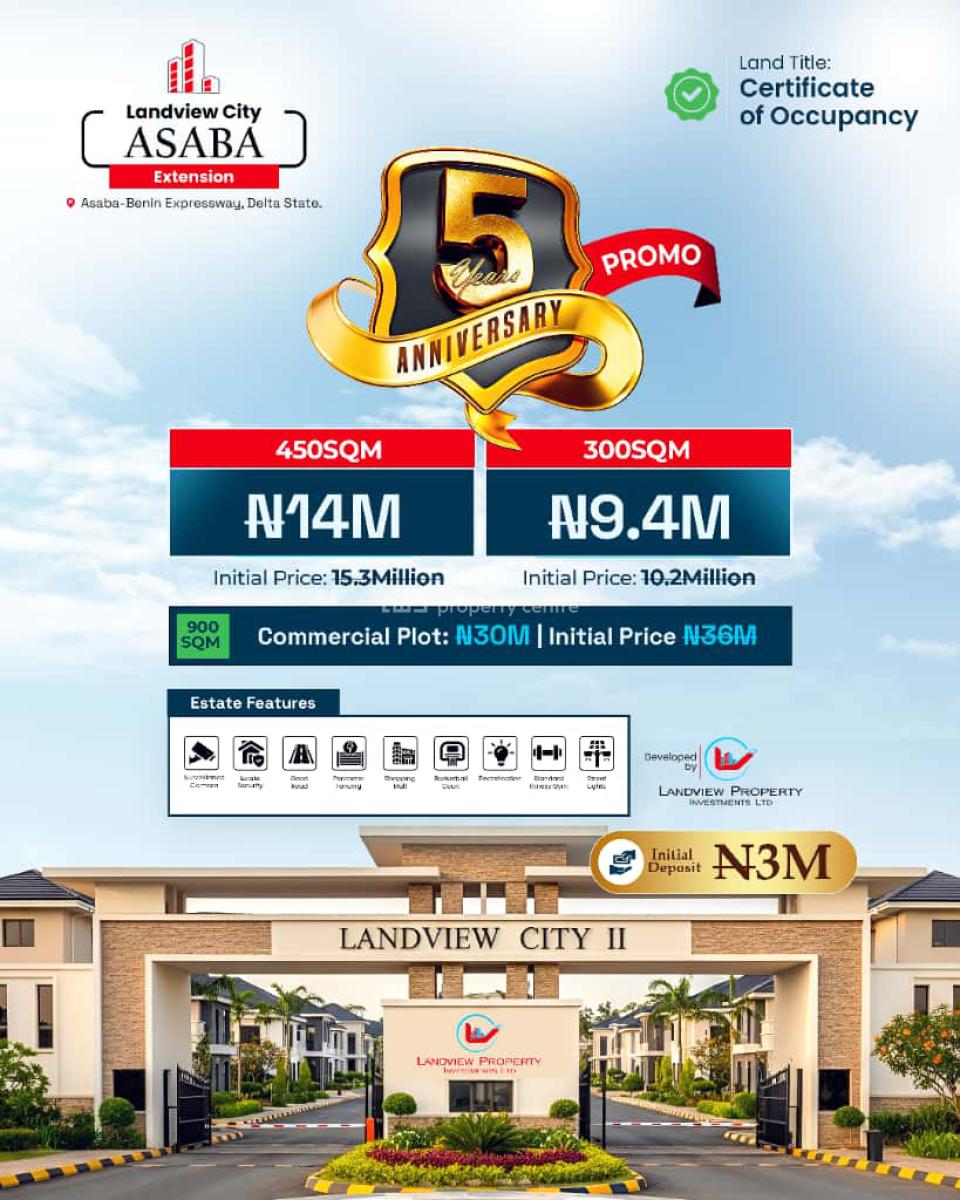Residential Land Witth C of O, Asaba-benin Expressway, Asaba, Delta, Residential Land for Sale
