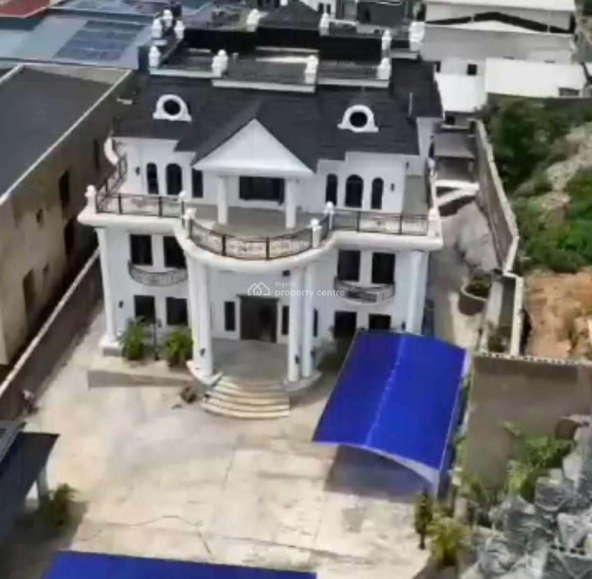 a Luxury Hilltop 6 Bedroom Mansion, Guzape District, Abuja, Detached Duplex for Sale
