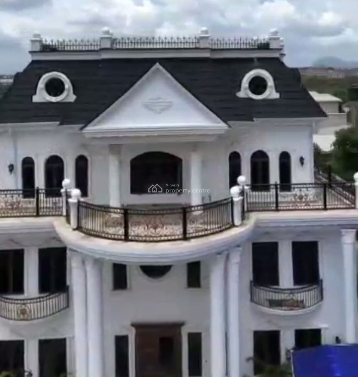 a Luxury Hilltop 6 Bedroom Mansion, Guzape District, Abuja, Detached Duplex for Sale