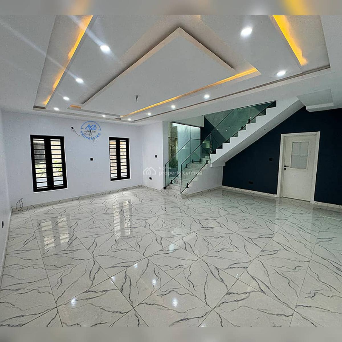 Spacious 4 Bedroom Semi-detached Home with Bq, Ajah, Lagos, Semi-detached Duplex for Sale