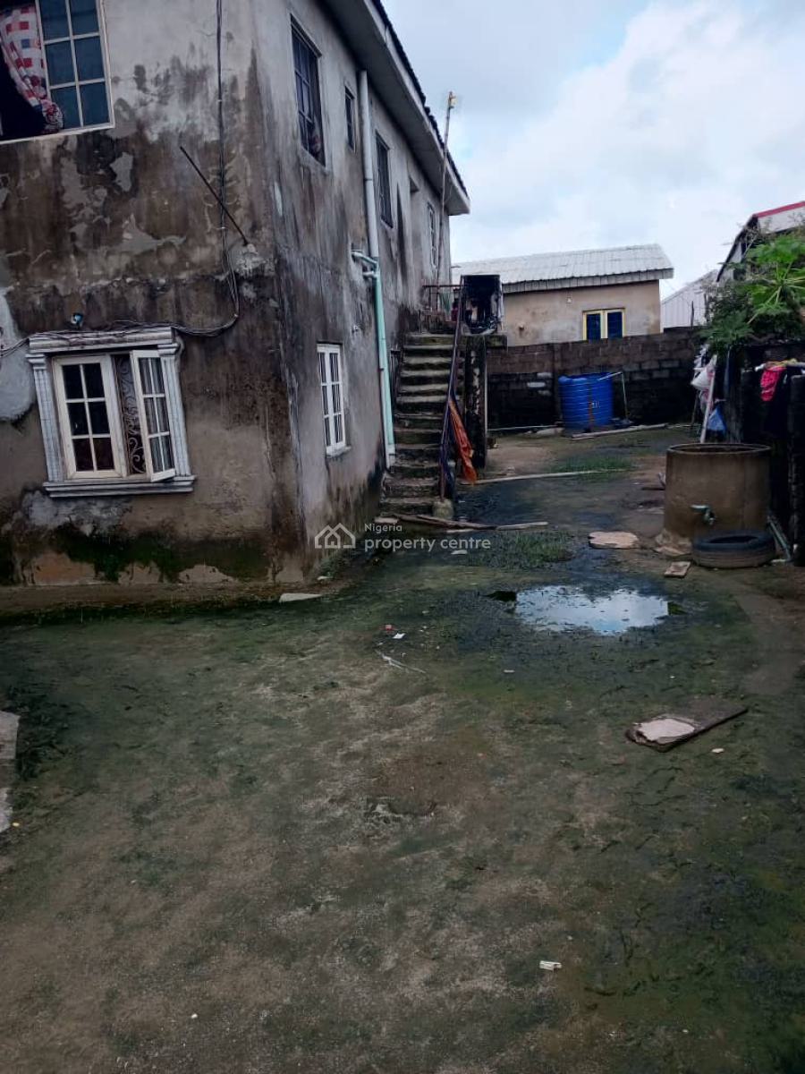Spacious Half Plot of Land with Building, Folarin Bustop, Ajah, Lagos, Residential Land for Sale