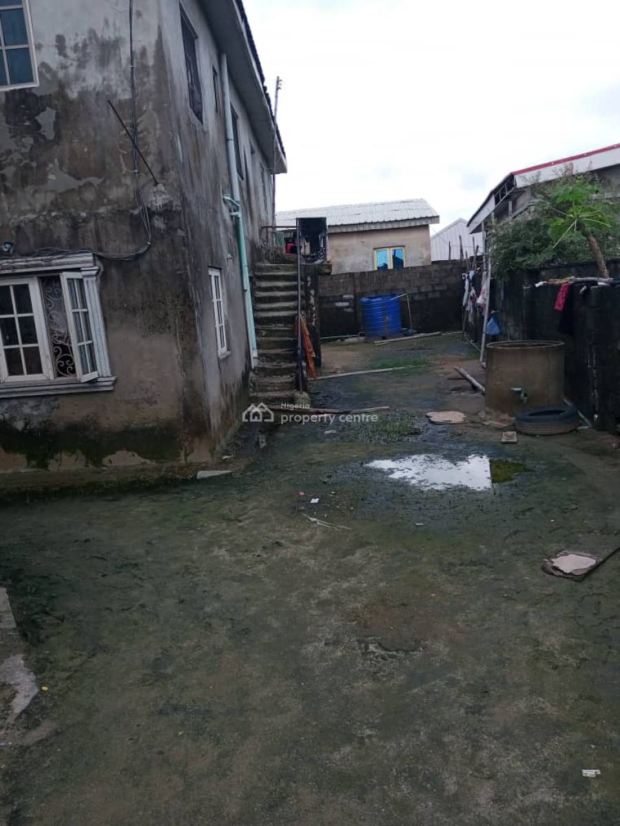 Spacious Half Plot of Land with Building, Folarin Bustop, Ajah, Lagos, Residential Land for Sale