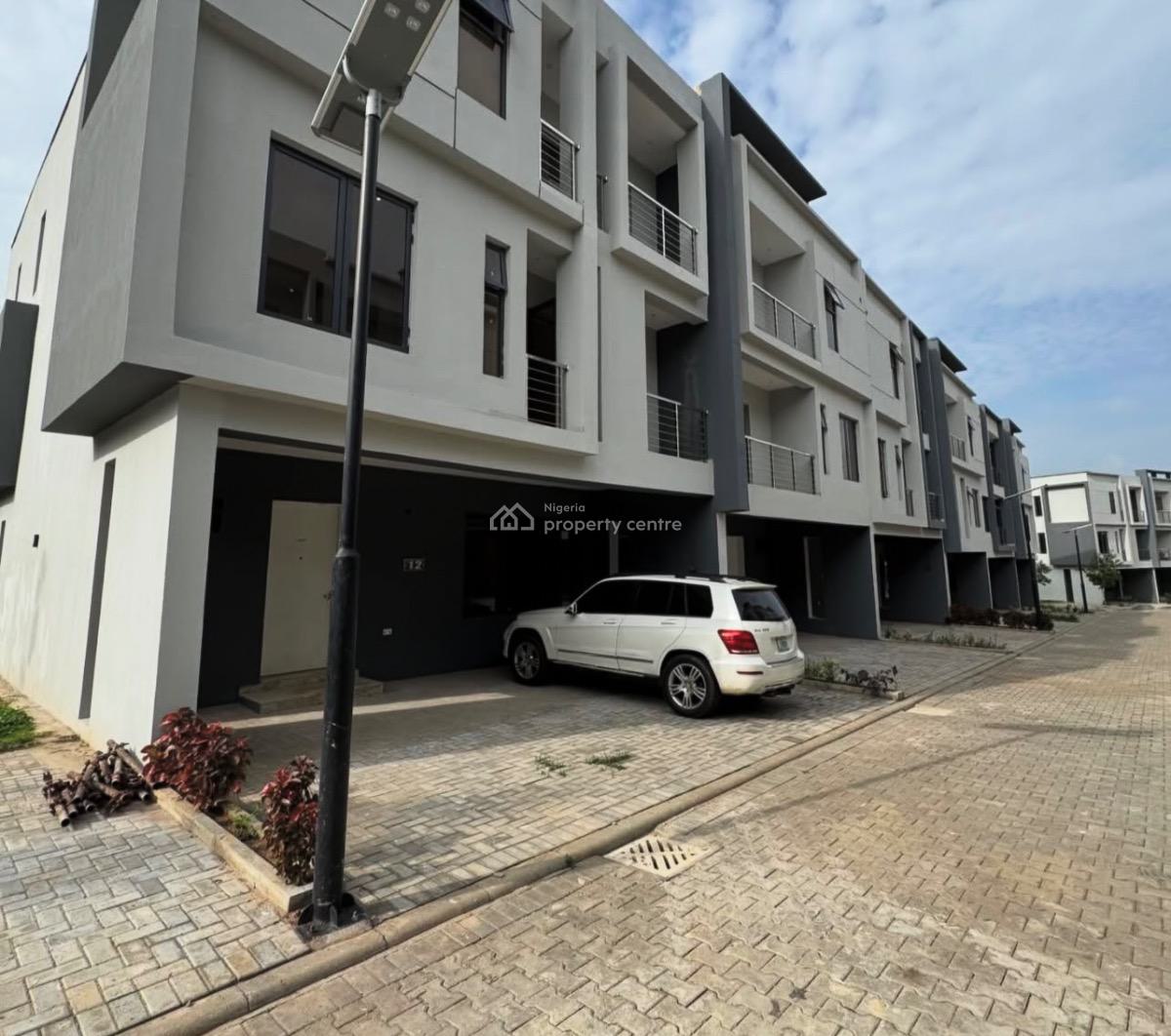 Luxury 4 Bedroom Terrace Duplex in a  Well Organized Estate, Asokoro District, Abuja, Terraced Duplex for Rent