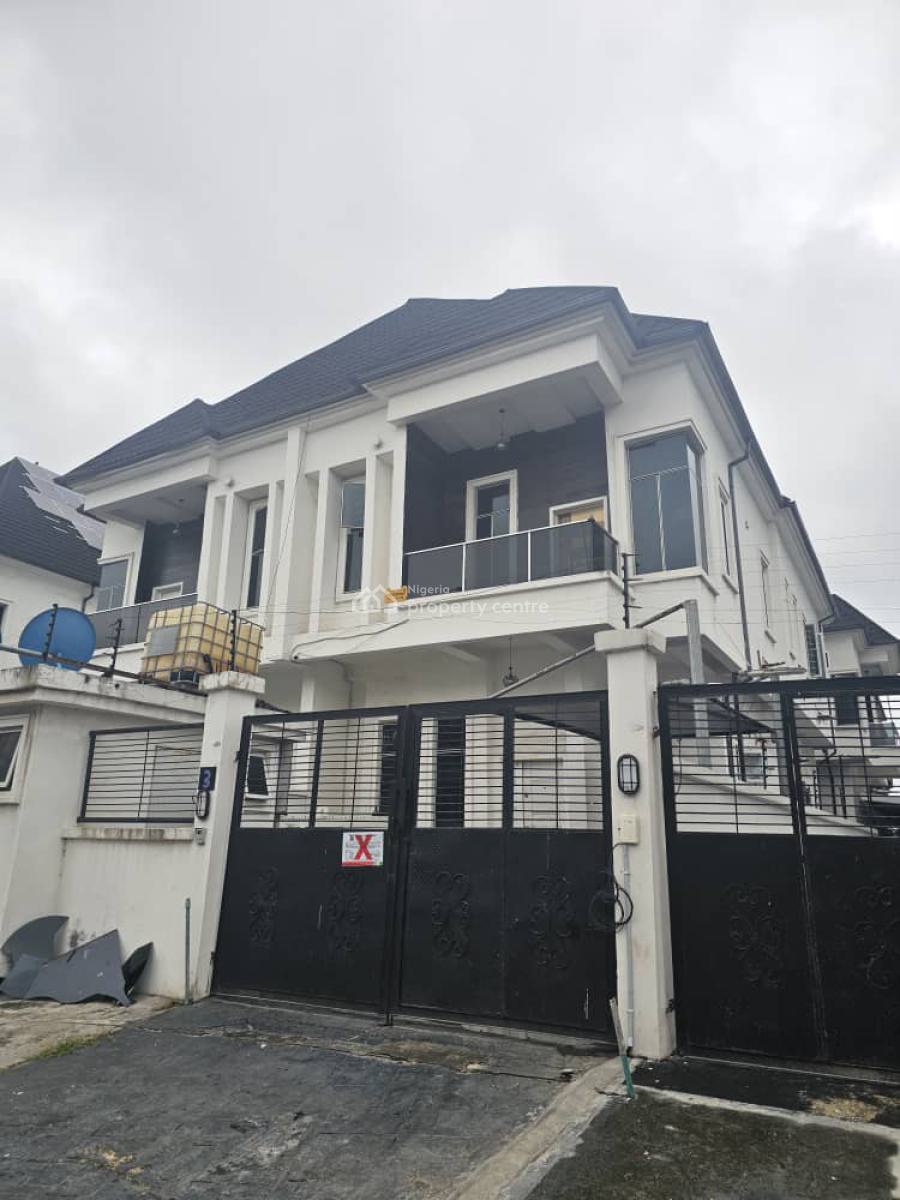 4 Bedroom Semi Detached Duplex with a Room Bq, Chevron, Lekki, Lagos, Semi-detached Duplex for Rent
