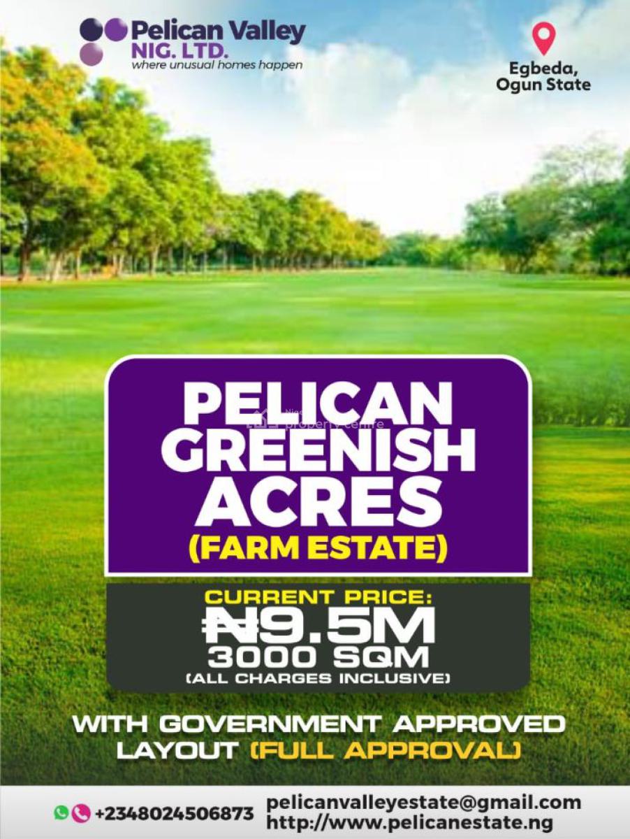 Land, Pelican Greenish Acres Kobape, Abeokuta North, Ogun, Industrial Land for Sale