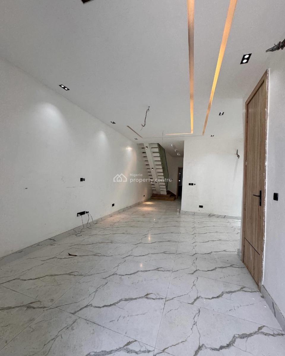 Contemporary 4 Bedroom Semi Detached Duplex, Chevron, Lekki, Lagos, Semi-detached Duplex for Rent