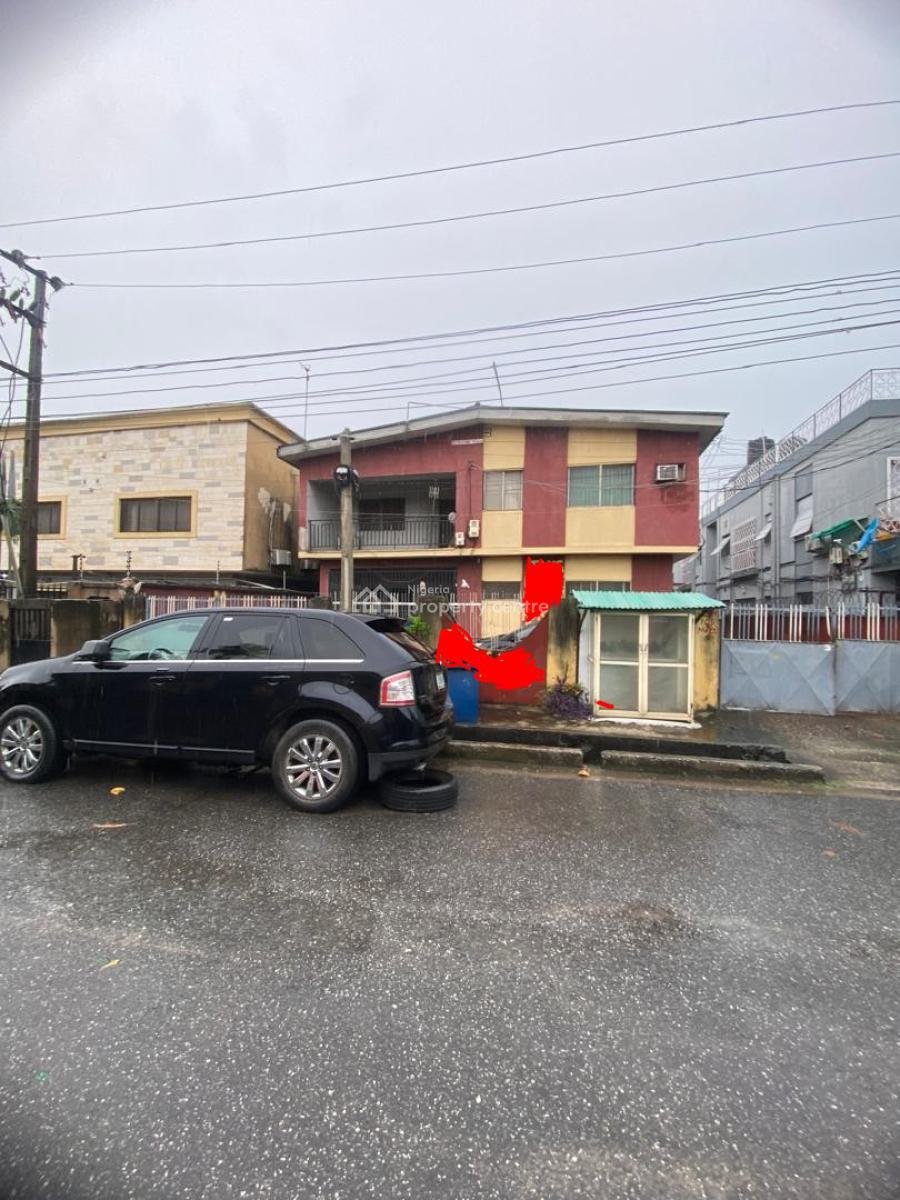 Block of 4 Flat of 3 Bedroom Flat, Off Adelabu, Surulere, Lagos, Block of Flats for Sale
