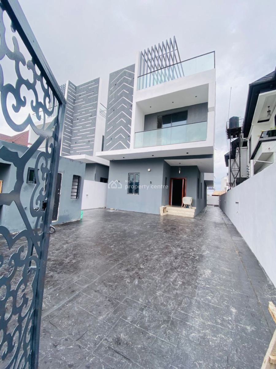 5 Bedroom Fully Detached Duplex with a Room Bq, Pool and Penthouse, Villa, Ikota, Lekki, Lagos, Detached Duplex for Sale