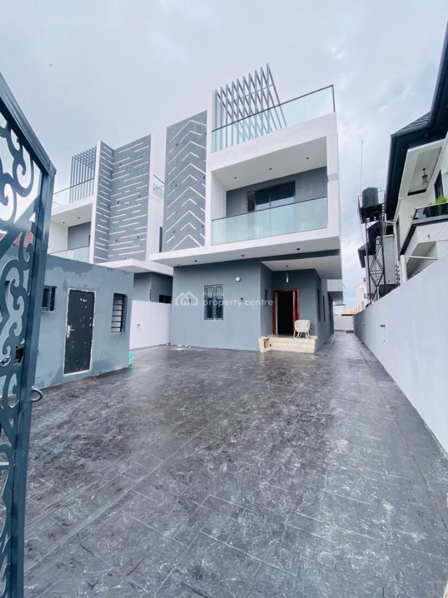 5 Bedroom Fully Detached Duplex with a Room Bq, Pool and Penthouse, Villa, Ikota, Lekki, Lagos, Detached Duplex for Sale