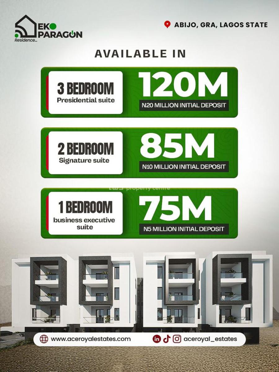 Eko Paragon Iresidence, Its a Statement of Luxury,& Comfor, Abijo, Lekki, Lagos, Terraced Duplex for Sale