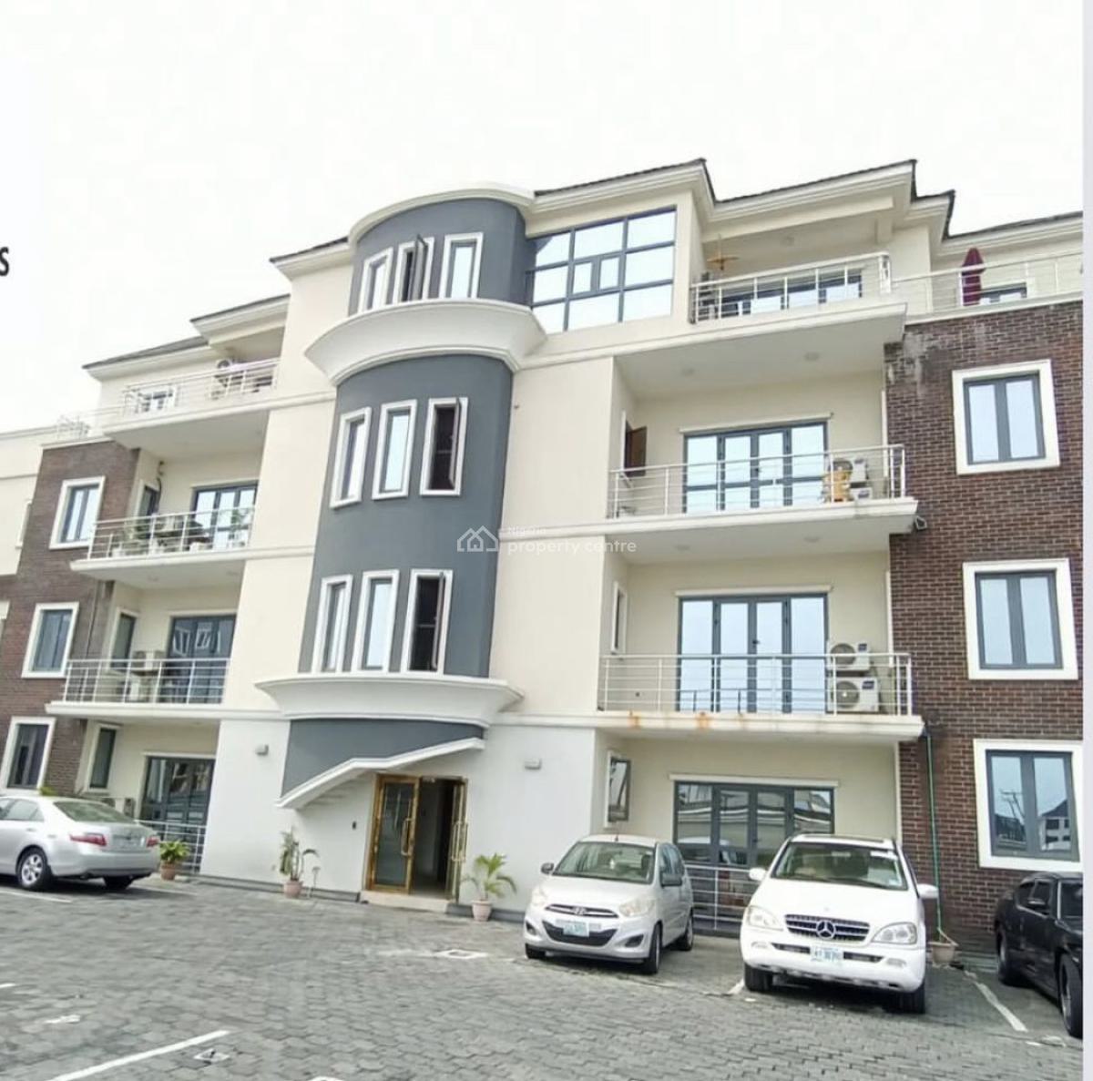 Fully Serviced 3 Bedroom Flat with a Room Bq, Ikate Right, Lekki, Lagos, Flat / Apartment for Rent