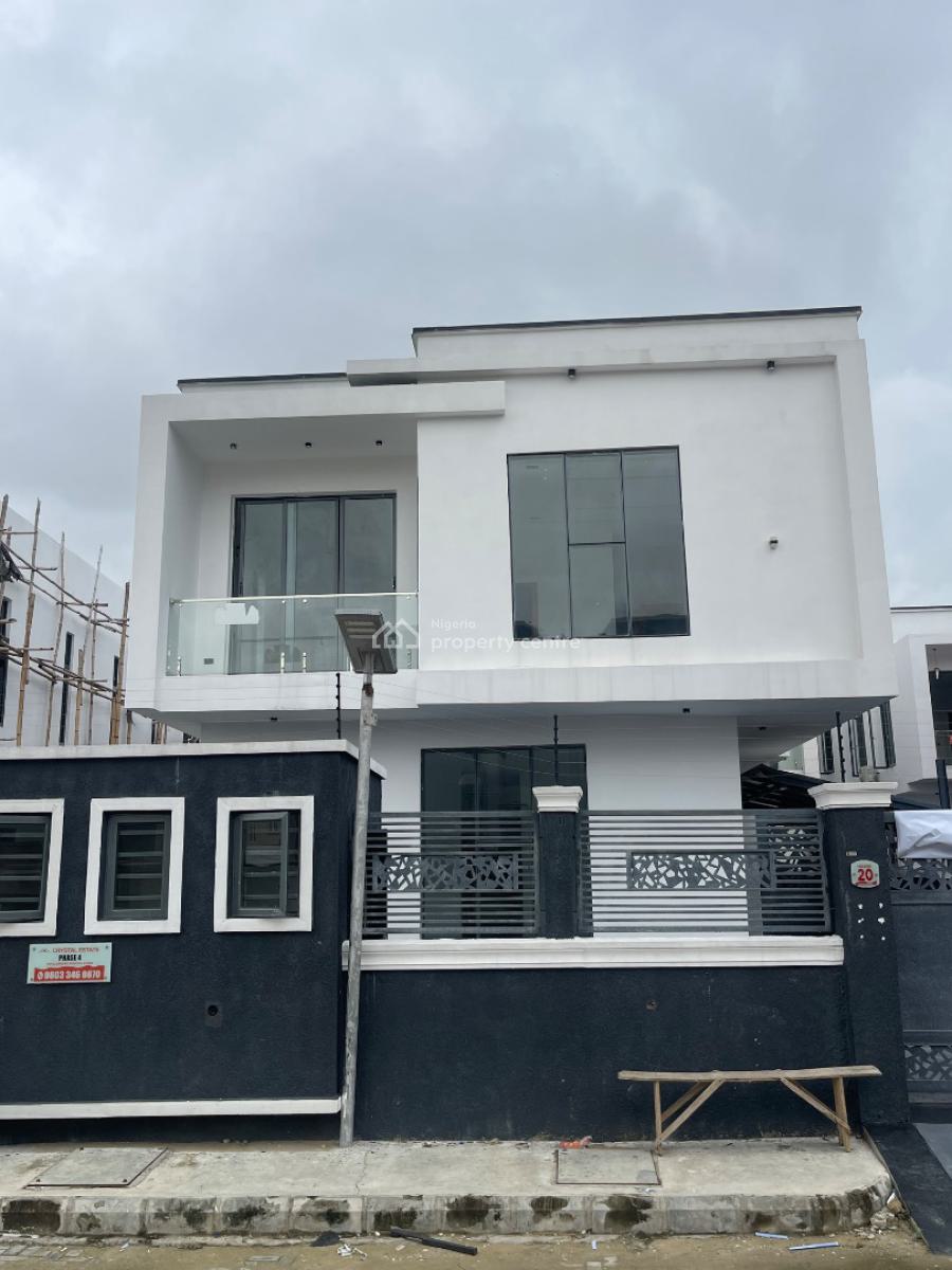 Prestige & Comfort Combined -- 5-bedroom Fully Detached Duplex with Bq, Along Harris Drive, Vgc, Lekki, Lagos, Detached Duplex for Sale