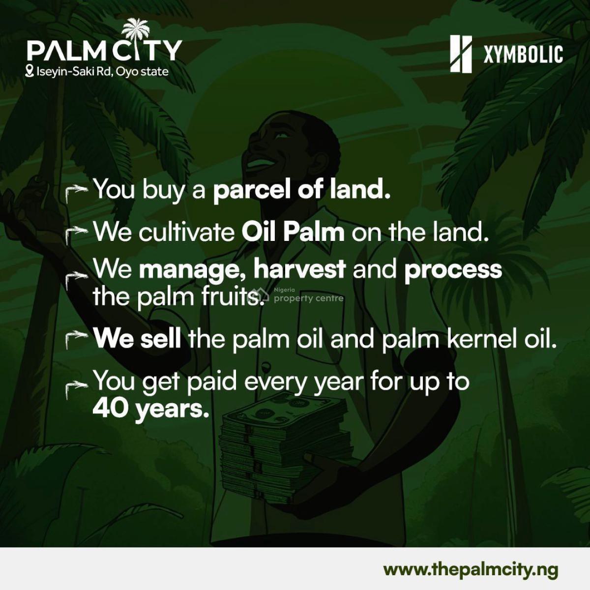 One Acre of Palm Oil Plantation, Iseyin-okeogun Road, Iseyin-okeogun, Iseyin, Oyo, Land for Sale