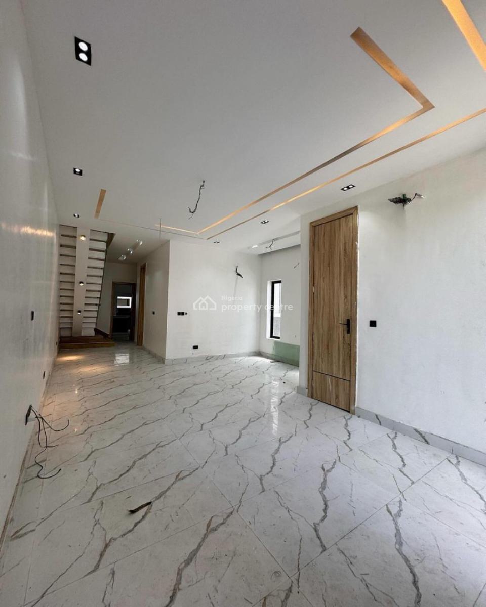 Contemporary 4 Bedroom Semi Detached Duplex with Bq, Chevron, Lekki, Lagos, Semi-detached Duplex for Rent