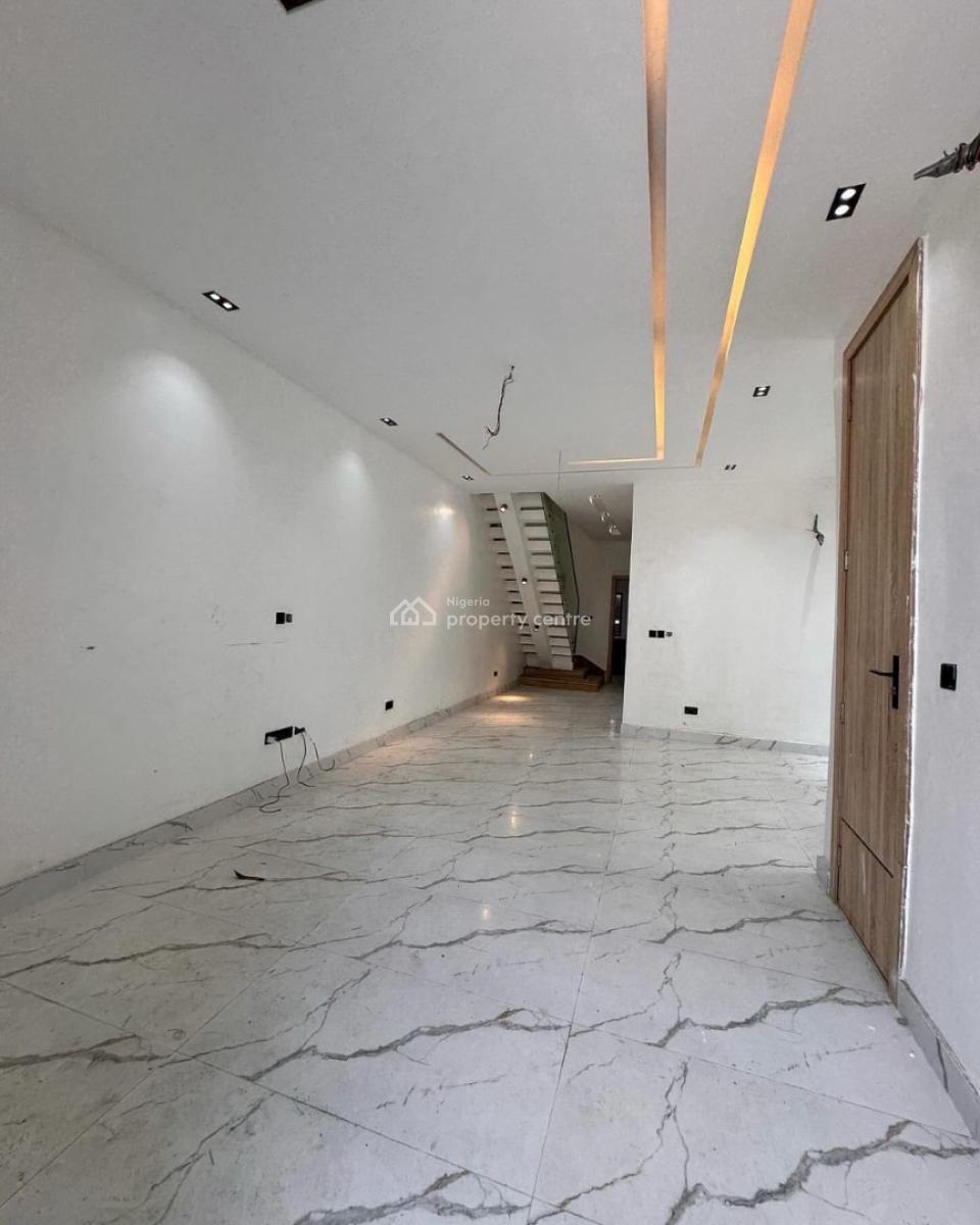 Contemporary 4 Bedroom Semi Detached Duplex with Bq, Chevron, Lekki, Lagos, Semi-detached Duplex for Rent