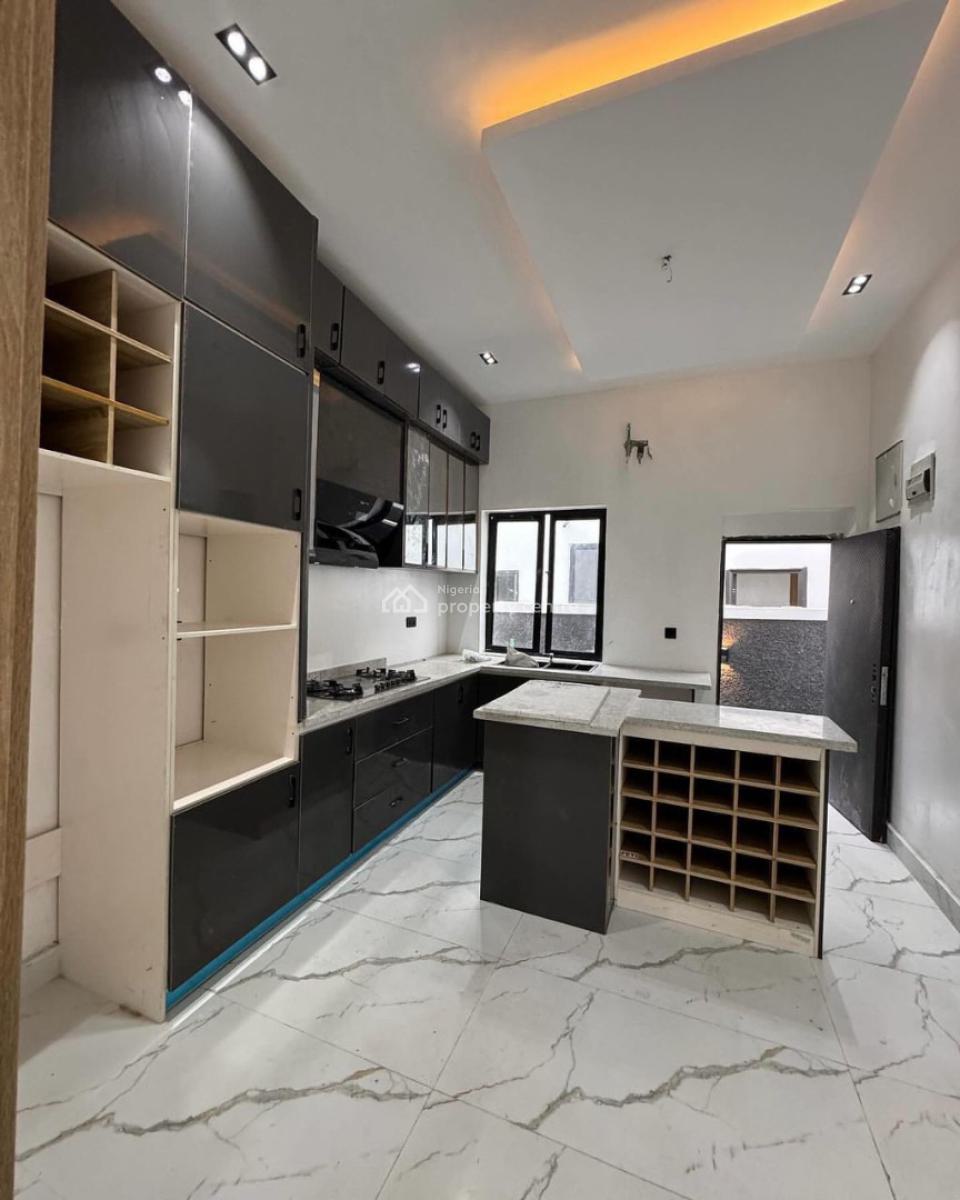 Contemporary 4 Bedroom Semi Detached Duplex with Bq, Chevron, Lekki, Lagos, Semi-detached Duplex for Rent