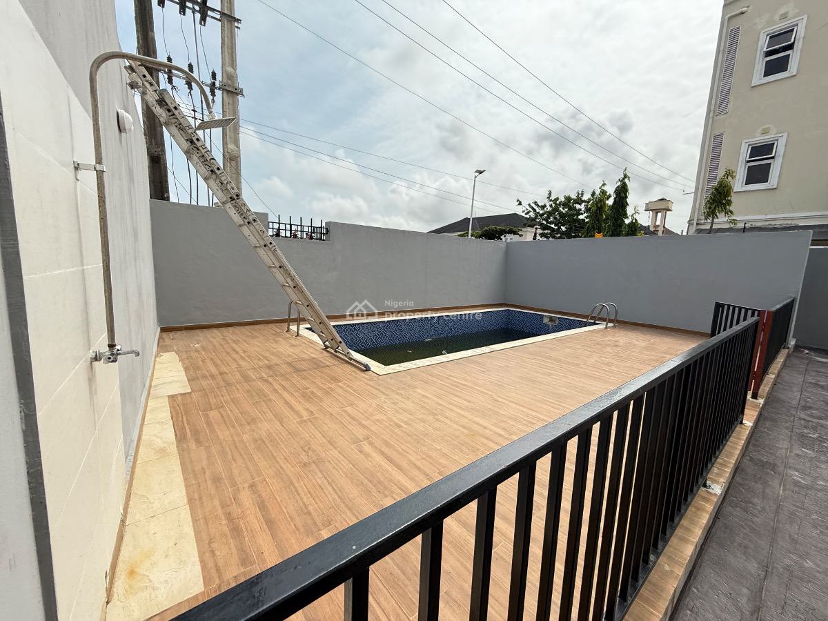 Newly Built 10 Units of 4 Bedrooms Terrace Duplex with a Pool, Off Admiralty Way, Lekki Phase 1, Lekki, Lagos, Terraced Duplex for Rent